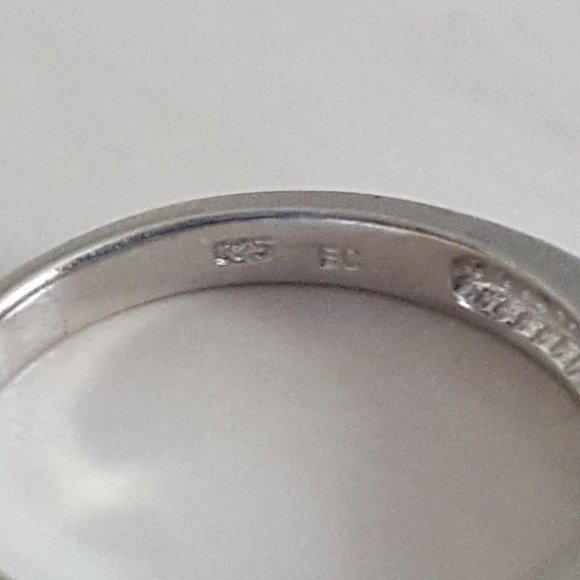 Sterling Silver Rhinestone Ring - Picture 3 of 3